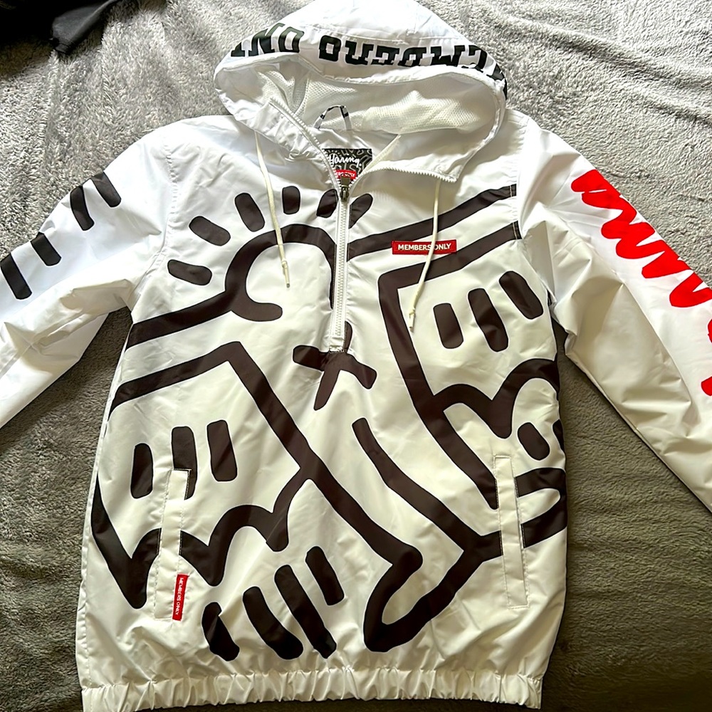K. Haring x Members Only windbreaker
